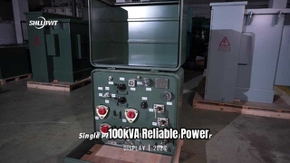 ترانسفورماتور نصب شده پد تک فاز