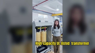 High-capacity UL-listed single-phase transformer